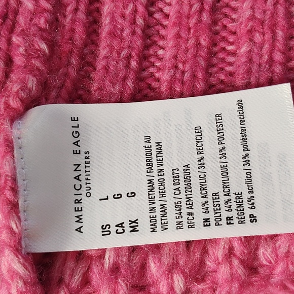 American Eagle Outfitters V-Neck Sweater in Pink - Picture 9 of 10